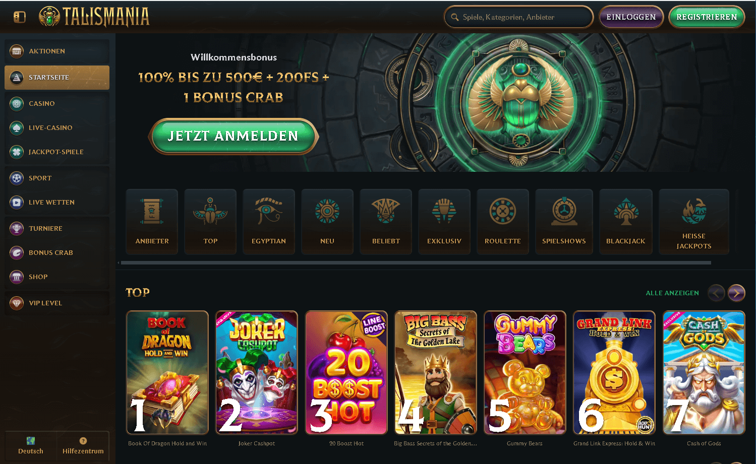 Talismania Casino